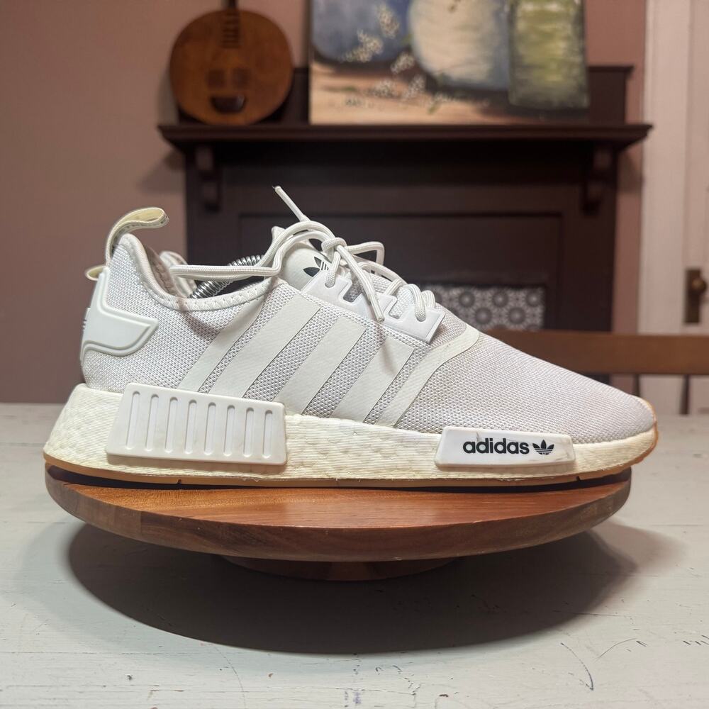 Adidas NMD R1 White Gum Mens Size 10.5 Sneaker Shoes GZ9260
